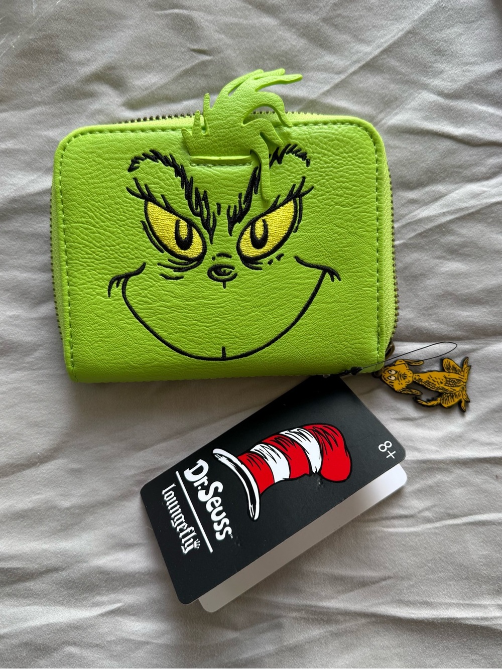 Loungefly Dr. Seuss Grinch Neon Green Wallet